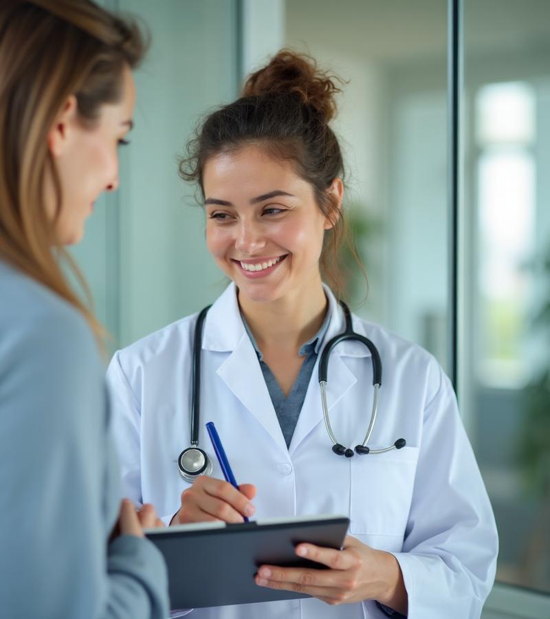 Médico em atendimento por telemedicina