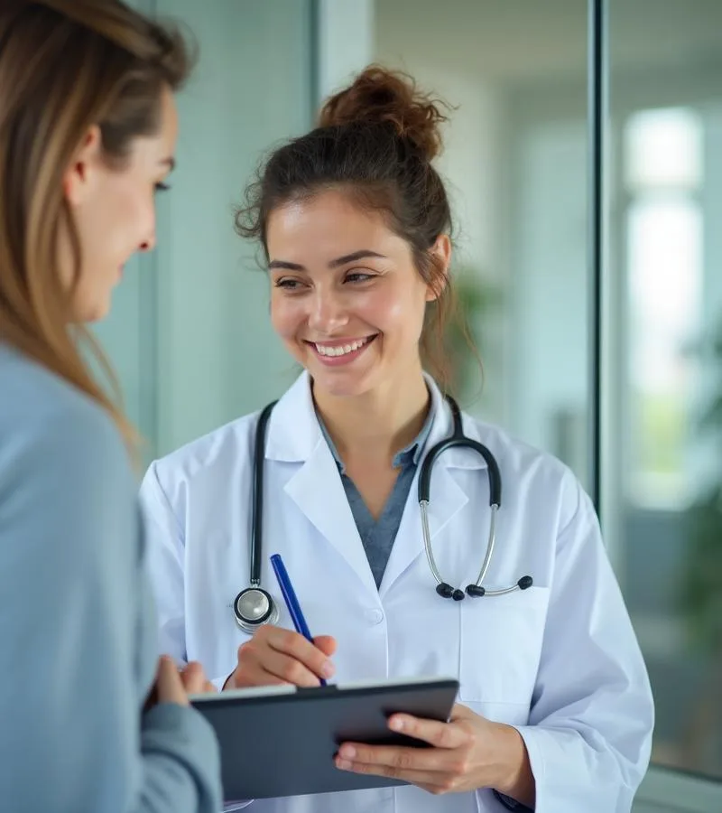 Médico em atendimento por telemedicina